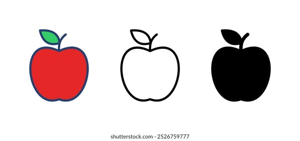Apple icon vector. Apple vector icon. apple symbols for your web design.