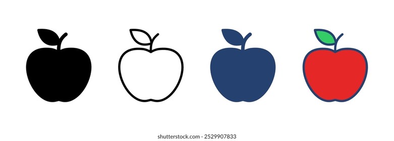 Apple icon vector. Apple vector icon. apple symbols for your web design.