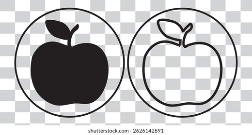 Apple icon vector. Apple vector icon. apple symbols for your web design eps 10.