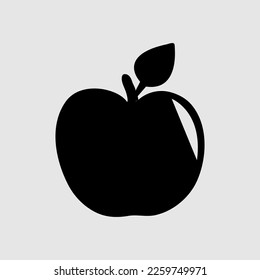 Apple Icon Vector. trendy style illustration on white background..eps