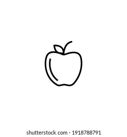 Apple icon vector for web, computer and mobile app