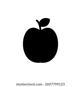 Apple icon vector for web and mobile app. Apple sign and symbols for web design.