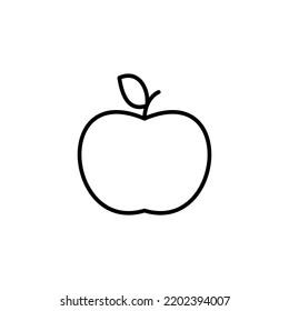 Apple icon for web and mobile app. Apple sign and symbols for web design.
