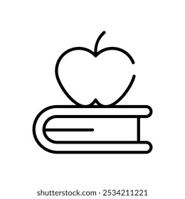 Conjunto de iconos de manzana cinco diferentes estilos de Vector ilustración de stock