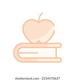 Conjunto de iconos de manzana cinco diferentes estilos de Vector ilustración de stock