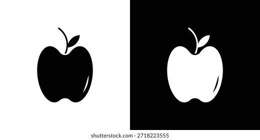 Apple icons. Vector Template Illustration Symbol Pixels Perfect
