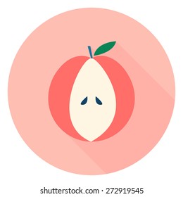 Apple icon,vector illustration