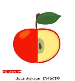 
Apple. illustration of apples. fresh fruit theme.