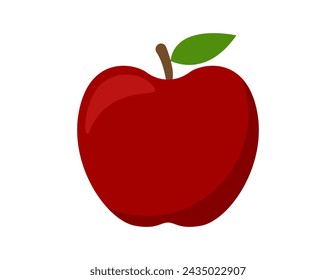 apple illustration for coloring book template, apple for kids worksheet printable