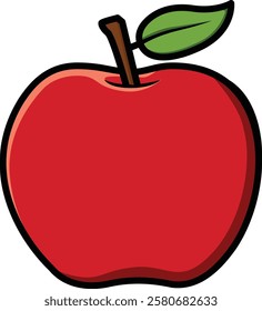 apple illustration design icon fruit