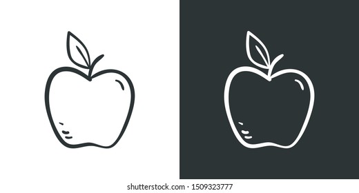 Apple Illustration Symbol Icon Vector