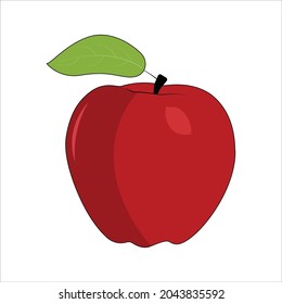 
apple illustration for you fruit and vegetable fans
