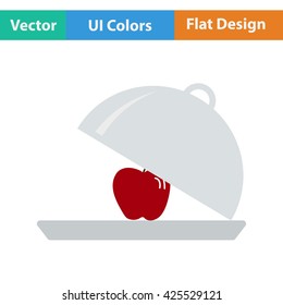  Apple inside cloche icon