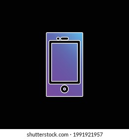 Apple Ipod Blue Gradient Vector Icon