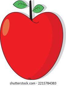manzana aislada en un fondo blanco