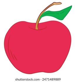 Apple isolated on white background