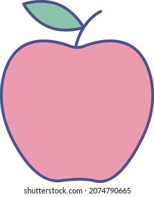 Apple Isolated Vector icon which can easily modify or edit

