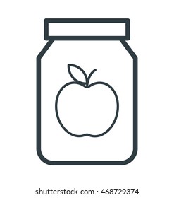 Apple Jam Vector Icon