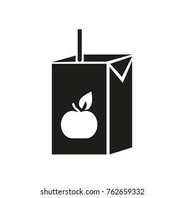 Apple juice box icon