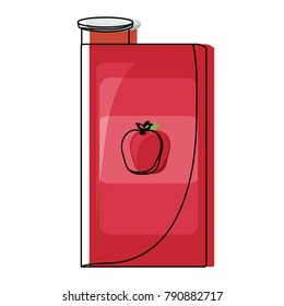 apple juice box icon