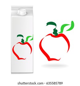 Apple juice carton bottle
