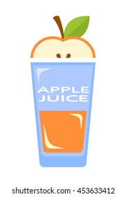 Apple Juice Illustration