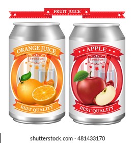 Apple Juice Label Vector Visual, Ideal For Fruit Juice. Can Drawn With Mesh Tool. Fully Adjustable & Scalable. Vector Illustration