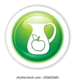 apple juice pot icon