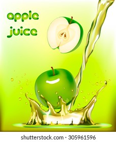 Apple juice spray