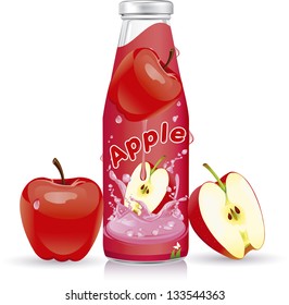 Apple juice vector easy to use in your designs