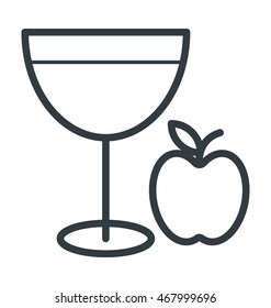 Apple Juice Vector Icon