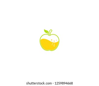 apple juice vector illustration