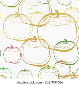 apple juicy fruit vector seamless bright pattern multicolor - Powered by Shutterstock - Get 15% off with code: PIKWIZARD15