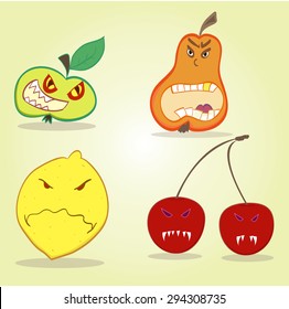 Apple Killer sour lemon pear and cherry evil vampire