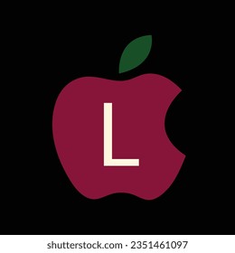 Diseño del logotipo Apple L y el segundo