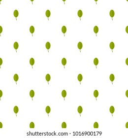 Apple leaf pattern seamless in flat style for any design