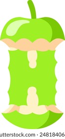 Apple Letter Alphabet Vector Element