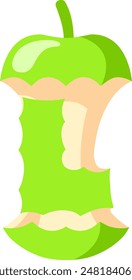 Elemento de Vector del alfabeto de letras de Apple