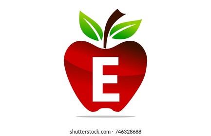 Apple letter E