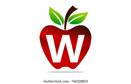 Apple letter W