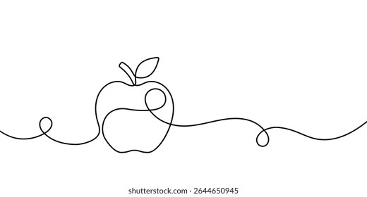 Arte la línea Apple