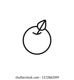apple line icon