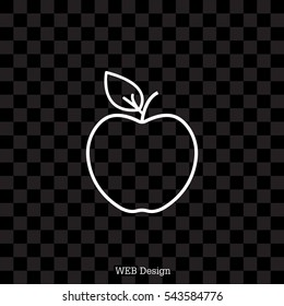 Apple line Icon