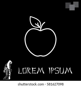 Apple line Icon