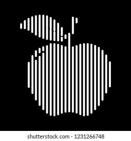 Apple Line White