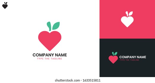 Apple Logo - All elements on this template are editable with vector software