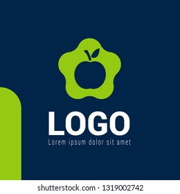 apple logo concept. Designed for your web site design, logo, app, UI