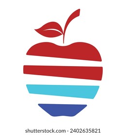 Apple logo design concept. Fast Apple Creative Technology Logo vector template. Icon symbol