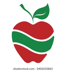 Apple logo design concept. Fast Apple Creative Technology Logo vector template. Icon symbol