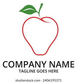 Apple logo design concept. Fast Apple Creative Technology Logo vector template. Icon symbol
